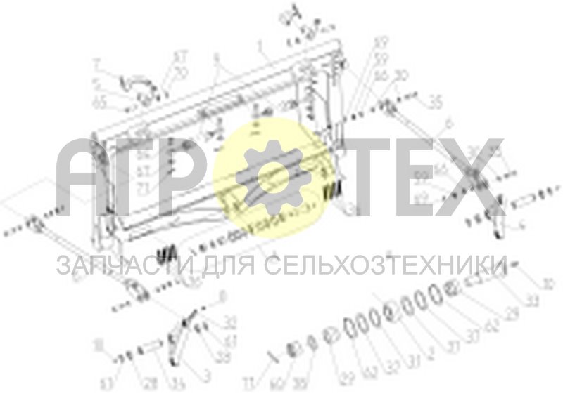 Рамка наклонной камеры (ACROS-550.03.04.000Ф) (№30 на схеме)